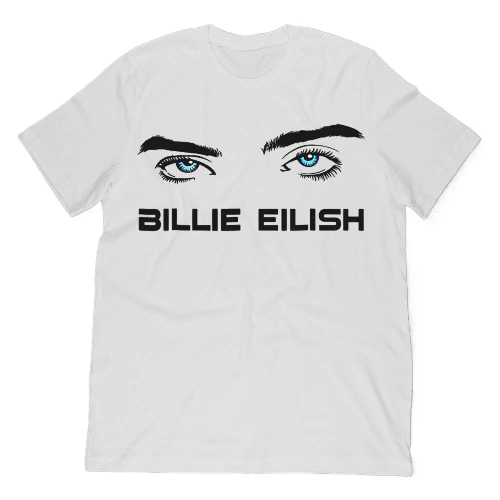 Camiseta Billie Eilish Ocean Eyes T-Shirt Tee High-Quality Streetwear Soft Classic Y2K Style