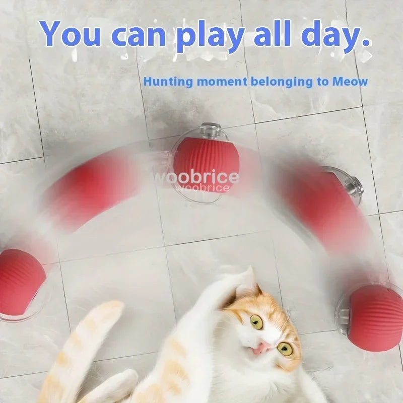 Bola interativa brinquedo bola de rolamento automático falso cauda recarregável inteligente animal de estimação brinquedo elétrico cão gato treinamento imitar mouse