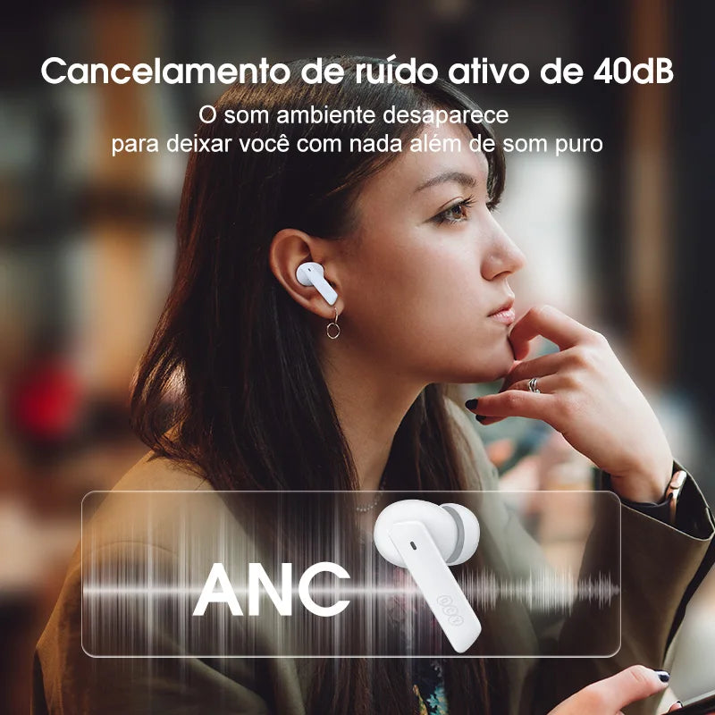 Fone  Bluetooth elimina ruído