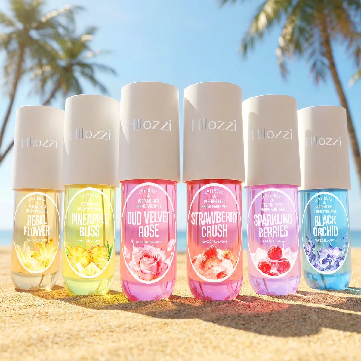 Body Splash Sprays de fragrância corporal, com uma variedade de opções, oferecem um aroma encantador e duradouro para mantê-lo(a) em um bom humor o dia todo.