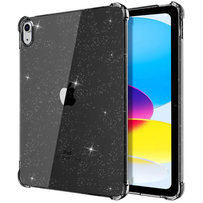 Capa glittler iPad 11th 10th 9th 8th Generation Air Mini Pro 8.3 9.7 10.2 10.9 11 Shimmering Glittering Soft Silicone Case Airbag Shell