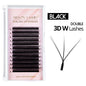 Kit Extensão Cílios ARISON YY W Shape Eyelashes, Premade Volume, Fino, Macio, Fino, Facilmente Enxertando Extensão, Brasileiro, Cilios W3D, W4D,W5D