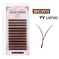 Kit Extensão Cílios ARISON YY W Shape Eyelashes, Premade Volume, Fino, Macio, Fino, Facilmente Enxertando Extensão, Brasileiro, Cilios W3D, W4D,W5D
