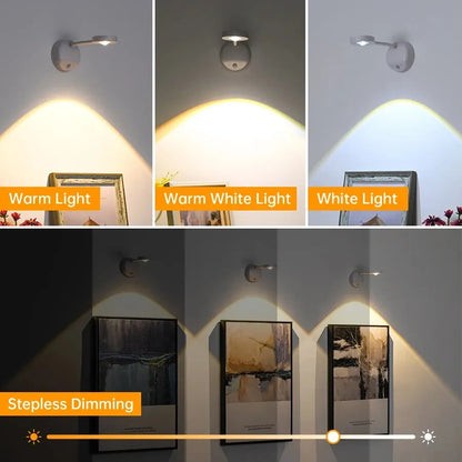 Luz noturna com sensor de movimento, sem fio, usb, led para cozinha, quarto, mural, sala de estar, lâmpada de parede, iluminação interna, led usb