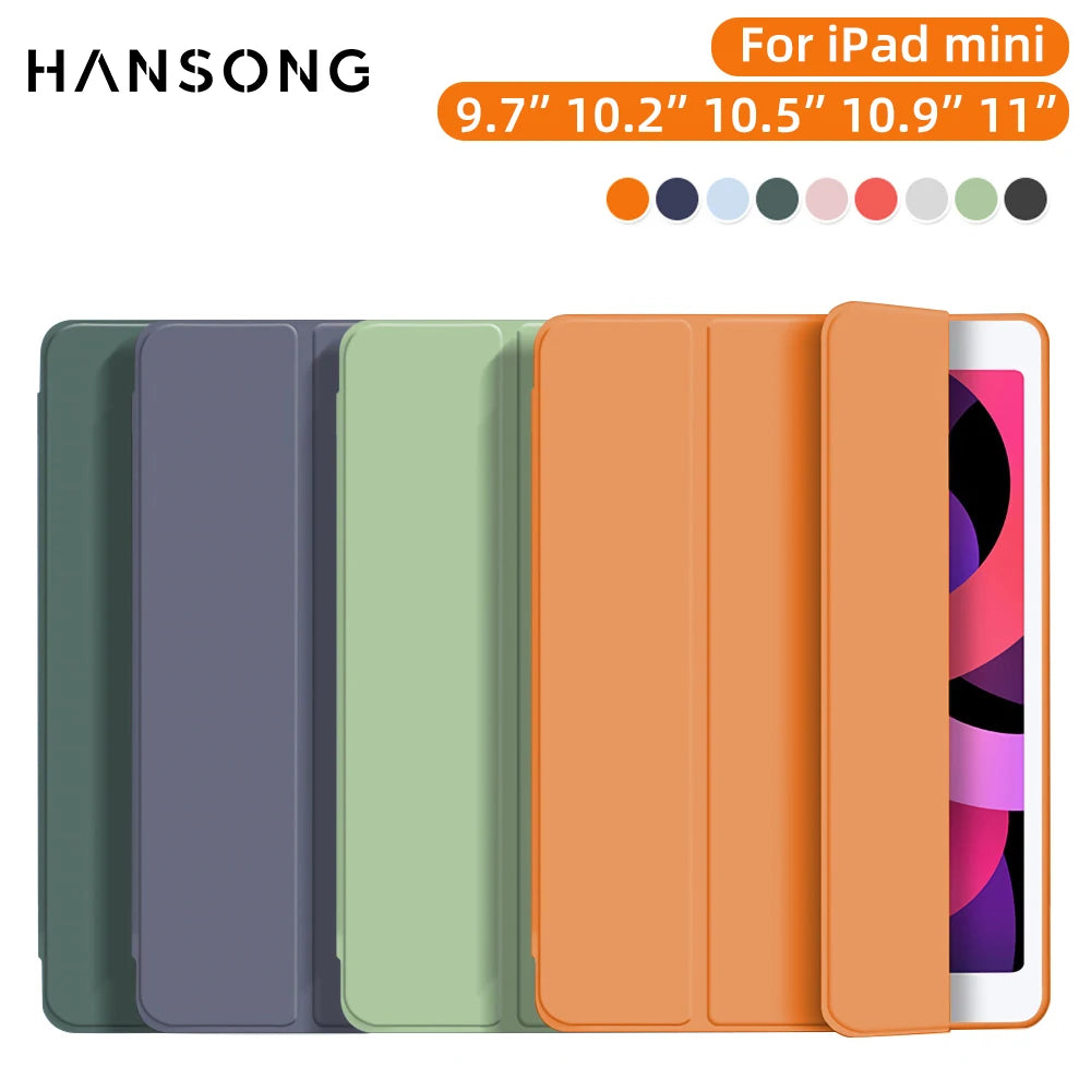 Capa magnética para iPad Air 11 13 M4 M3 M2 A16 2025 Air 4/5/6th iPad Pro11 13 12.9 iPad 10th Gen 7/8/9th 10.9 10.5 10.2 9.7 Magnetic Case