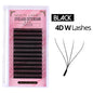 Kit Extensão Cílios ARISON YY W Shape Eyelashes, Premade Volume, Fino, Macio, Fino, Facilmente Enxertando Extensão, Brasileiro, Cilios W3D, W4D,W5D