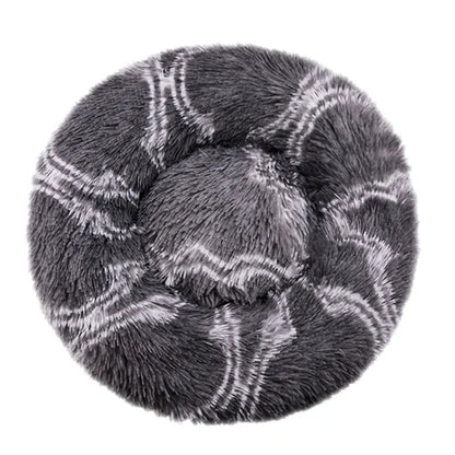 Cama redonda para animais de estimação, 40-90cm, 6 tamanhos, cama grande para cães, super macia, casa de pelúcia para cães médios, inverno, quente, dormir