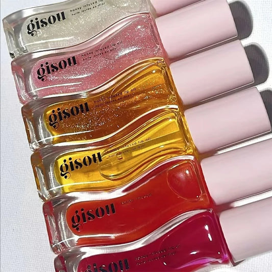 Gloss Gisou  Lip Balm Original Lip Oil Care of the Lip Benetitnt for Lips Plumping Exfoliating Cherry Gloss
