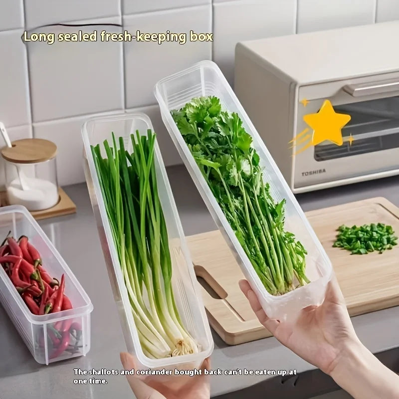 Caixas organizadoras para geladeira, vegetais, frutas, conservação de alimentos frescos, transparente, caixa de armazenamento selada