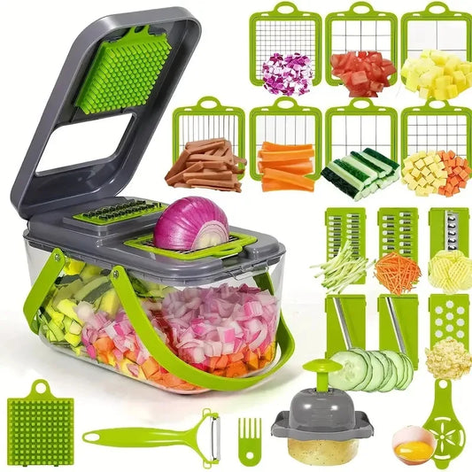 Fatiador de vegetais corte itens de cozinha 16/25 em 1