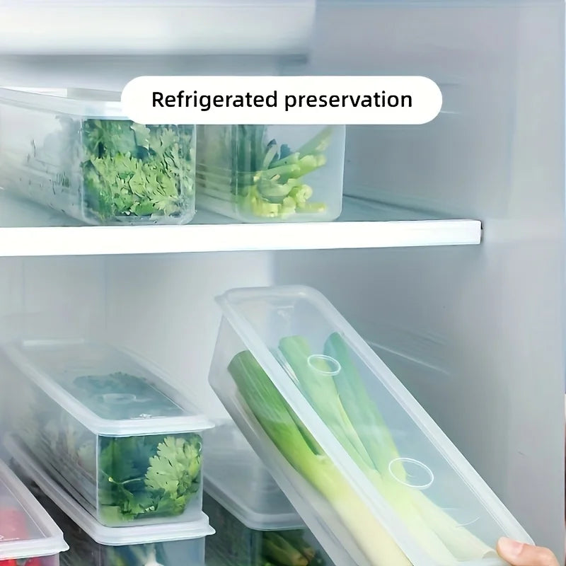Caixas organizadoras para geladeira, vegetais, frutas, conservação de alimentos frescos, transparente, caixa de armazenamento selada