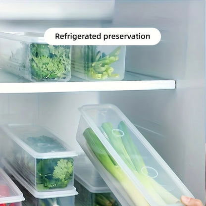Caixas organizadoras para geladeira, vegetais, frutas, conservação de alimentos frescos, transparente, caixa de armazenamento selada