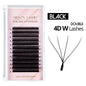 Kit Extensão Cílios ARISON YY W Shape Eyelashes, Premade Volume, Fino, Macio, Fino, Facilmente Enxertando Extensão, Brasileiro, Cilios W3D, W4D,W5D