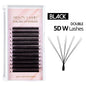Kit Extensão Cílios ARISON YY W Shape Eyelashes, Premade Volume, Fino, Macio, Fino, Facilmente Enxertando Extensão, Brasileiro, Cilios W3D, W4D,W5D
